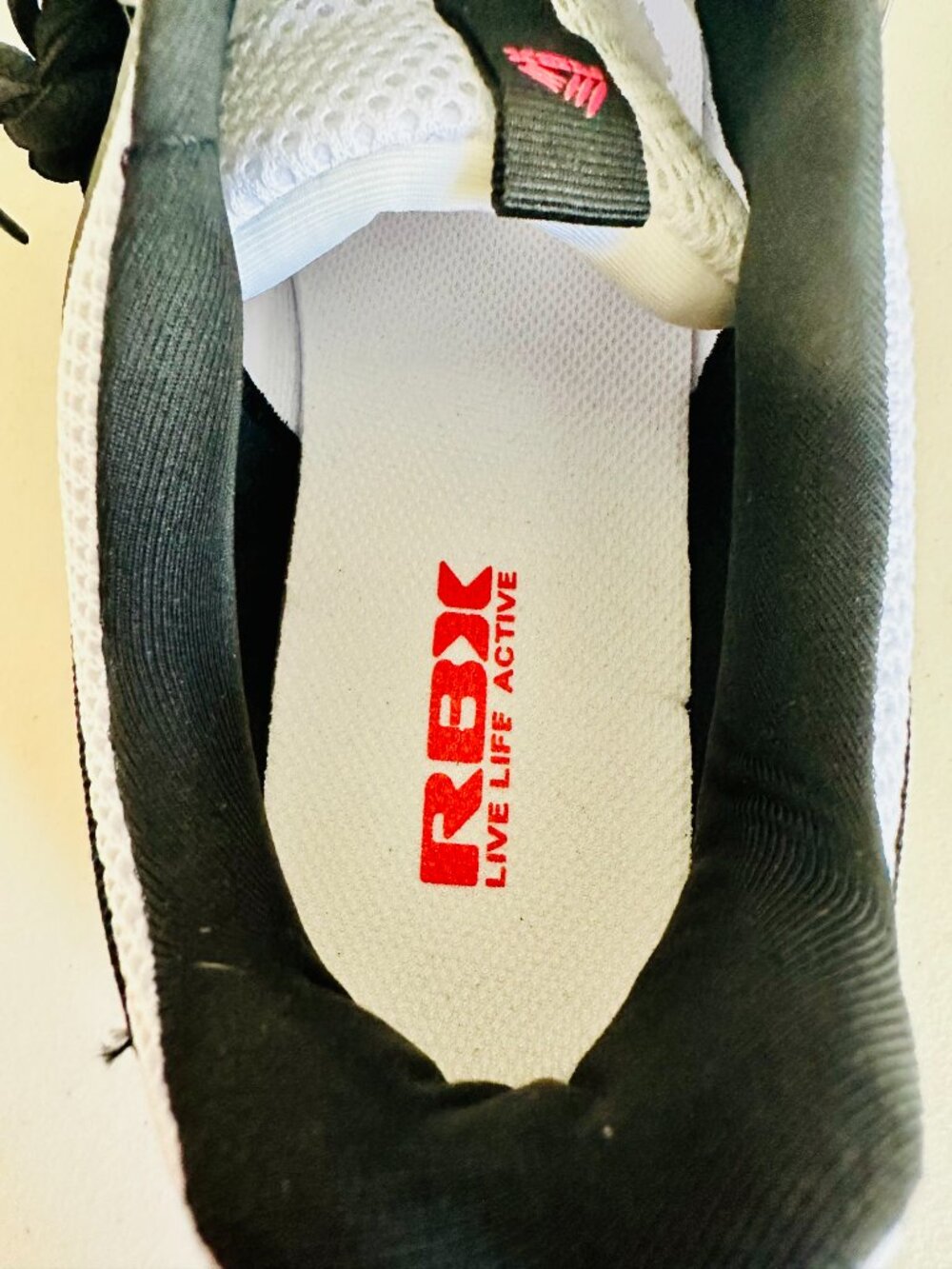 NEW RBX LIVE LIFE ACTIVE BLACK AND WHITE MESH UPPER SNEAKERS SIZE 11 - Picture 8 of 10